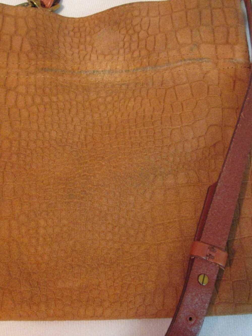 Free People Small Suede Leather Crossbody Purse